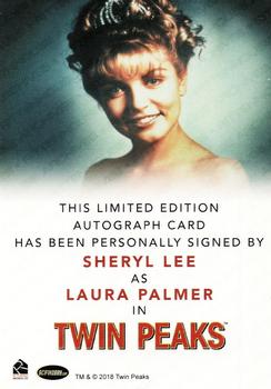 2018 Rittenhouse Twin Peaks - Autographs Classic #NNO Sheryl Lee Back