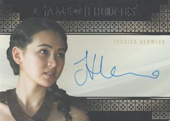 2018 Rittenhouse Game of Thrones Season 7 - Autographs Valyrian Steel #NNO Jessica Henwick Front