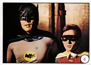 1966 O-Pee-Chee Batman Bat Laffs #4 Batman and Robin Front
