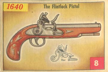 1953 Parkhurst Guns and Pistols (V339-6) #8 The Flintlock Pistol Front