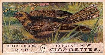 1905 Ogden's British Birds #50 Nightjar Front