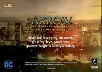 2017 Cryptozoic Arrow Season 4 - Locations #L2 Ivy Town House Back