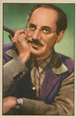 1952 Bowman Television and Radio Stars of NBC (R701-14) #19 Groucho Marx Front