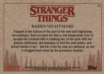 2018 Topps Stranger Things #32 Barb’s Nightmare Back