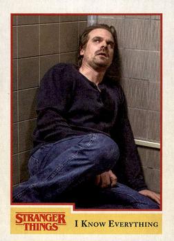 2018 Topps Stranger Things #92 I Know Everything Front