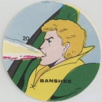1983 Ovaltine Marvel Super Heroes Stickers (Mexico) #20 Banshee Front