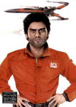 2018 Topps Star Wars Galaxy Series 8 #23 Poe Dameron, Leader of Black Squadron Front