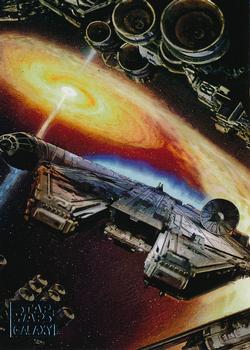 2018 Topps Star Wars Galaxy Series 8 #91 The Millennium Falcon's Escape Front