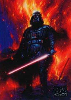 2018 Topps Star Wars Galaxy Series 8 #100 Darth Vader's Element Front
