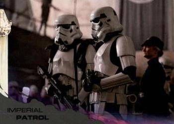 2018 Topps Solo: A Star Wars Story - Black #42 Imperial Patrol Front