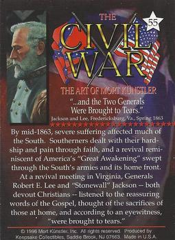 1996 Keepsake Collectibles The Civil War: The Art of Mort Kunstler #55 