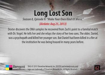 2016 Breygent Dexter Season 7 & 8 #62 Long Lost Son Back