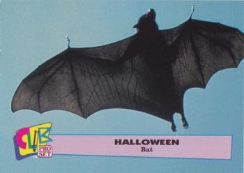 1992 Club Pro Set Halloween #5 Bat Front
