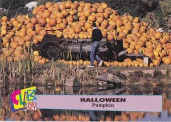 1992 Club Pro Set Halloween #6 Pumpkin Front