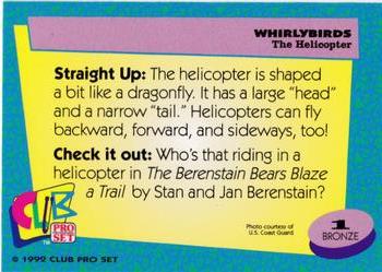 1992 Club Pro Set Whirlybirds #1 The Helicopter Back