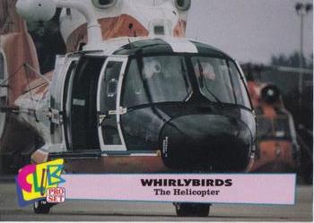 1992 Club Pro Set Whirlybirds #1 The Helicopter Front