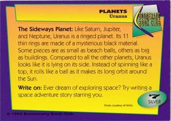 1993 Boomerang Book Club Planets #7 Uranus Back