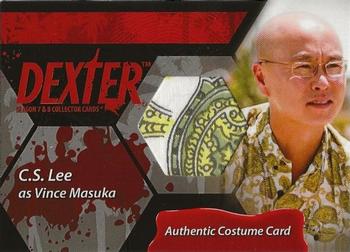 2016 Breygent Dexter Season 7 & 8 - Costume #C4 C.S. Lee as Vince Masuka Front