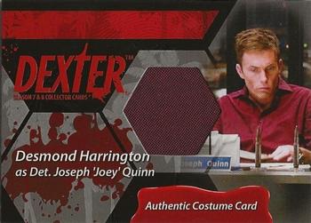 2016 Breygent Dexter Season 7 & 8 - Costume #C9 Desmond Harrington as Det. Joseph 'Joey' Quinn Front