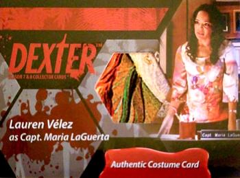 2016 Breygent Dexter Season 7 & 8 - Costume #C23 Lauren Vélez as Capt. Maria LaGuerta Front