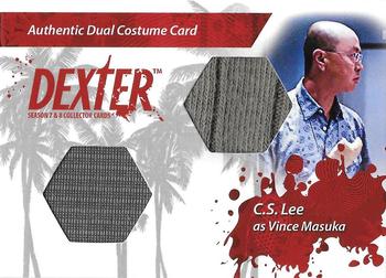 2016 Breygent Dexter Season 7 & 8 - Dual Costume #DC2 C.S. Lee as Vince Masuka Front