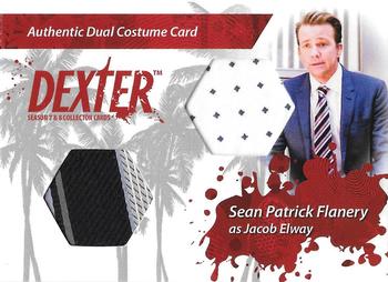 2016 Breygent Dexter Season 7 & 8 - Dual Costume #DC3 Sean Patrick Flanery as Jacob Elway Front