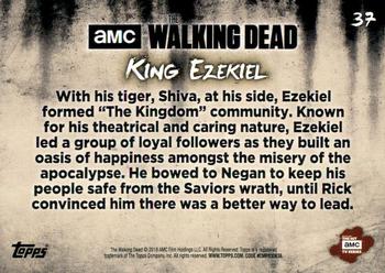 2018 Topps The Walking Dead: Hunters and the Hunted #37 King Ezekiel Back