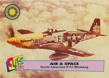 1992 Smithsonian Institute Air & Space - Silver #5 North American F-51 Mustang Front