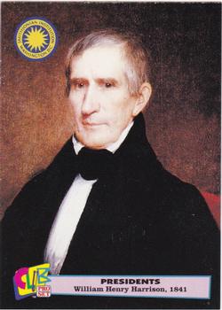 1992 Smithsonian Institute Presidents #9 William Henry Harrison Front