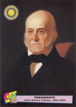 1992 Smithsonian Institute Presidents - Gold #6 John Quincy Adams Front