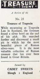 1964 Cadet Sweets Treasure Hunt #25 Treasure of Traprain Back