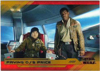 2018 Topps Star Wars The Last Jedi Series 2 - Gold #60 Paying DJ's Price Front