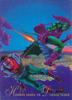 1994 Pepsi Marvel #16 Spiderman vs. Green Goblin Front