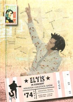 2008 Press Pass Elvis the Music - TCB #55 '74 Houston Livestock Show Front