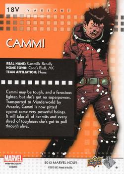 2013 Upper Deck Marvel Now! - Red Foil #18V Cammi Back