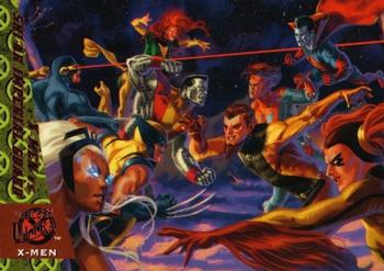 2018 Fleer Ultra X-Men - Greatest Battles #GB2 X-Men vs. Shi'ar Imperial Guard Front