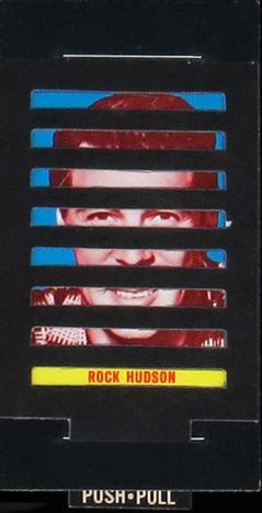 1965 Topps Push Pull #14 Paul Anka / Rock Hudson Front