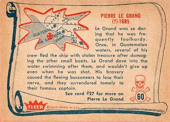 1961 Fleer Pirates Bold (R730-4) #60 Pierre Le Grand Back
