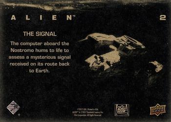 2017 Upper Deck Alien #2 The Signal Back