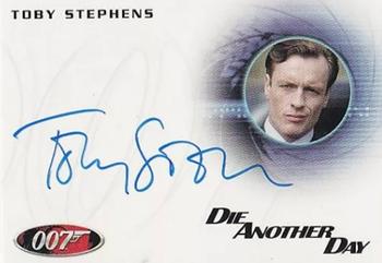 2012 Rittenhouse James Bond 50th Anniversary Series 1 - 40th Anniversary Design Autographs #A180 Toby Stephens Front