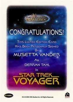 2010 Rittenhouse The Women of Star Trek - Autographs #NNO Musetta Vander Back