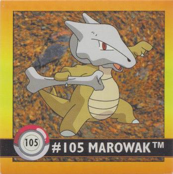 1999 Artbox Pokemon Stickers Series 1 #105 Marowak Front