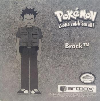 1999 Artbox Pokemon Stickers Series 1 #PR16 Brock Back