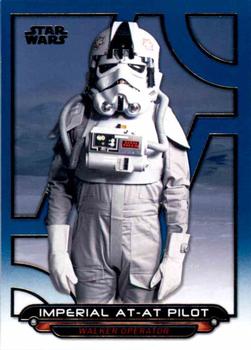 2018 Topps Star Wars: Galactic Files - Blue #ESB-27 Imperial AT-AT Pilot Front