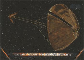 2018 Topps Star Wars: Galactic Files - Vehicles #V-6 Count Dooku's Solar Sailer Front