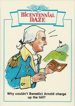 1976 Gamecraft Bicentennial Daze #22 Benedict Arnold Front
