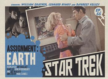 2018 Rittenhouse Star Trek The Original Series The Captain's Collection - Lobby Cards #55 Assignment: Earth Front