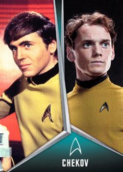 2018 Rittenhouse Star Trek The Original Series The Captain's Collection - Bridge Crew Duals #D7 Chekov Front