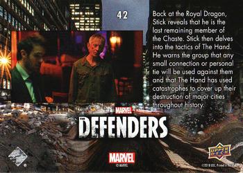 2018 Upper Deck Marvel's The Defenders #42 Just Cover-Ups Back
