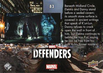 2018 Upper Deck Marvel's The Defenders #83 You Can Be Free as Well Back